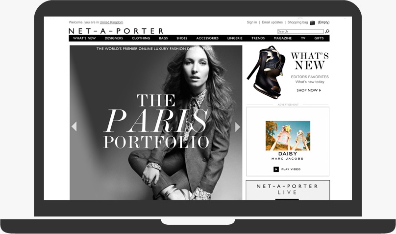 Net-a-Porter website